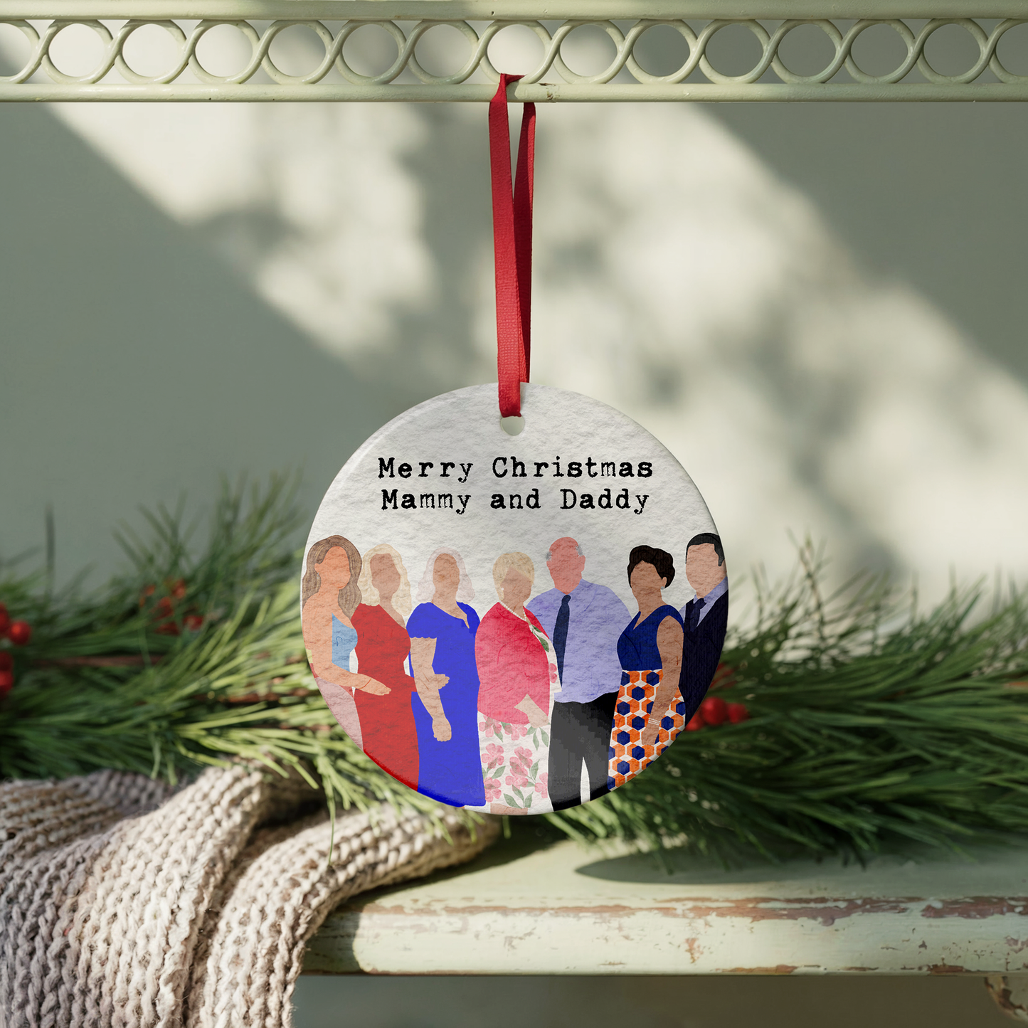 Personalised Hand Drawn Photo Bauble