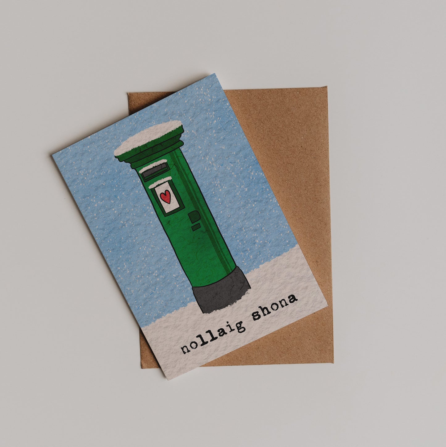 Irish Postbox Christmas Card
