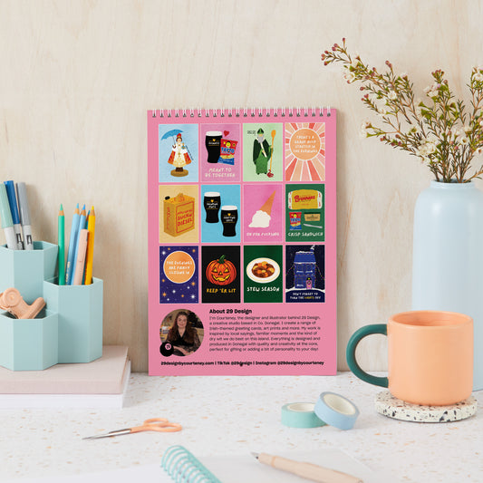 2026 Big Irish Calendar A4