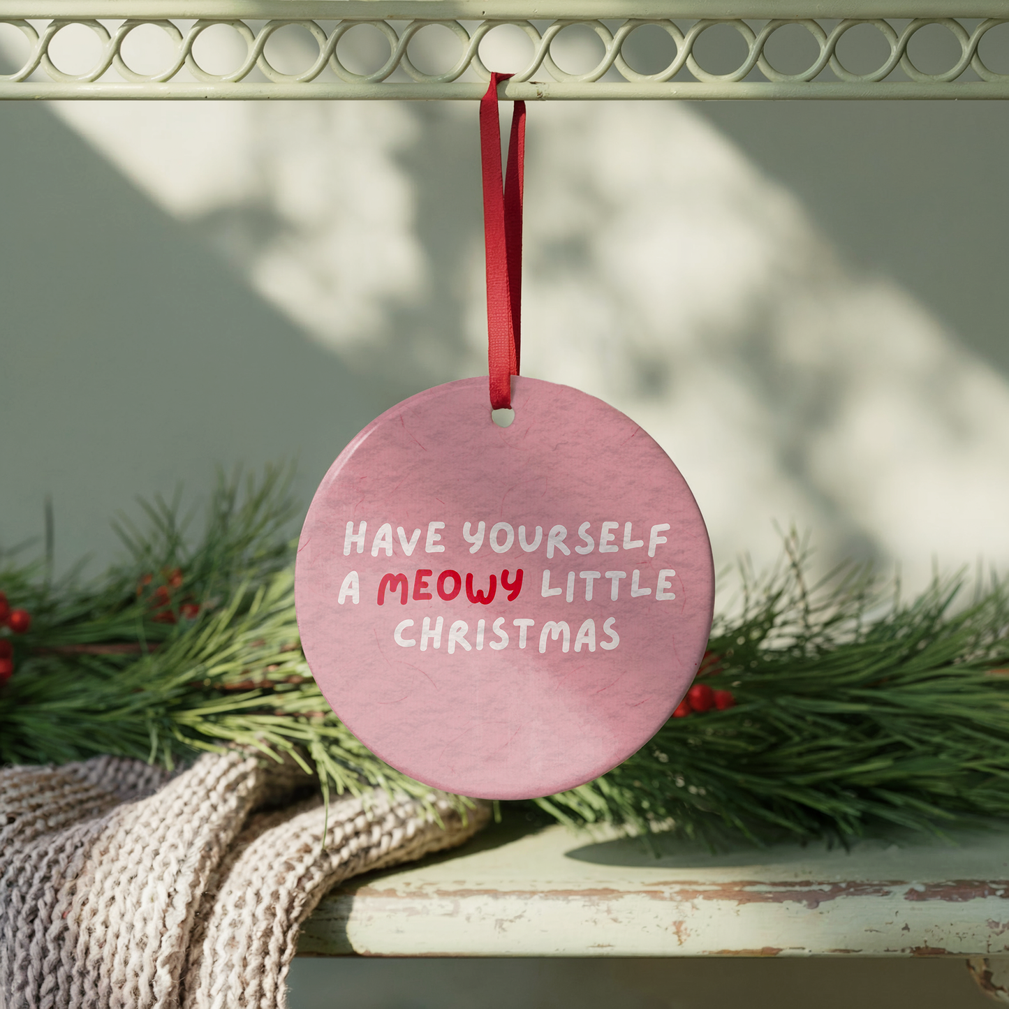 Have Yourself A Meowy Little Christmas Bauble