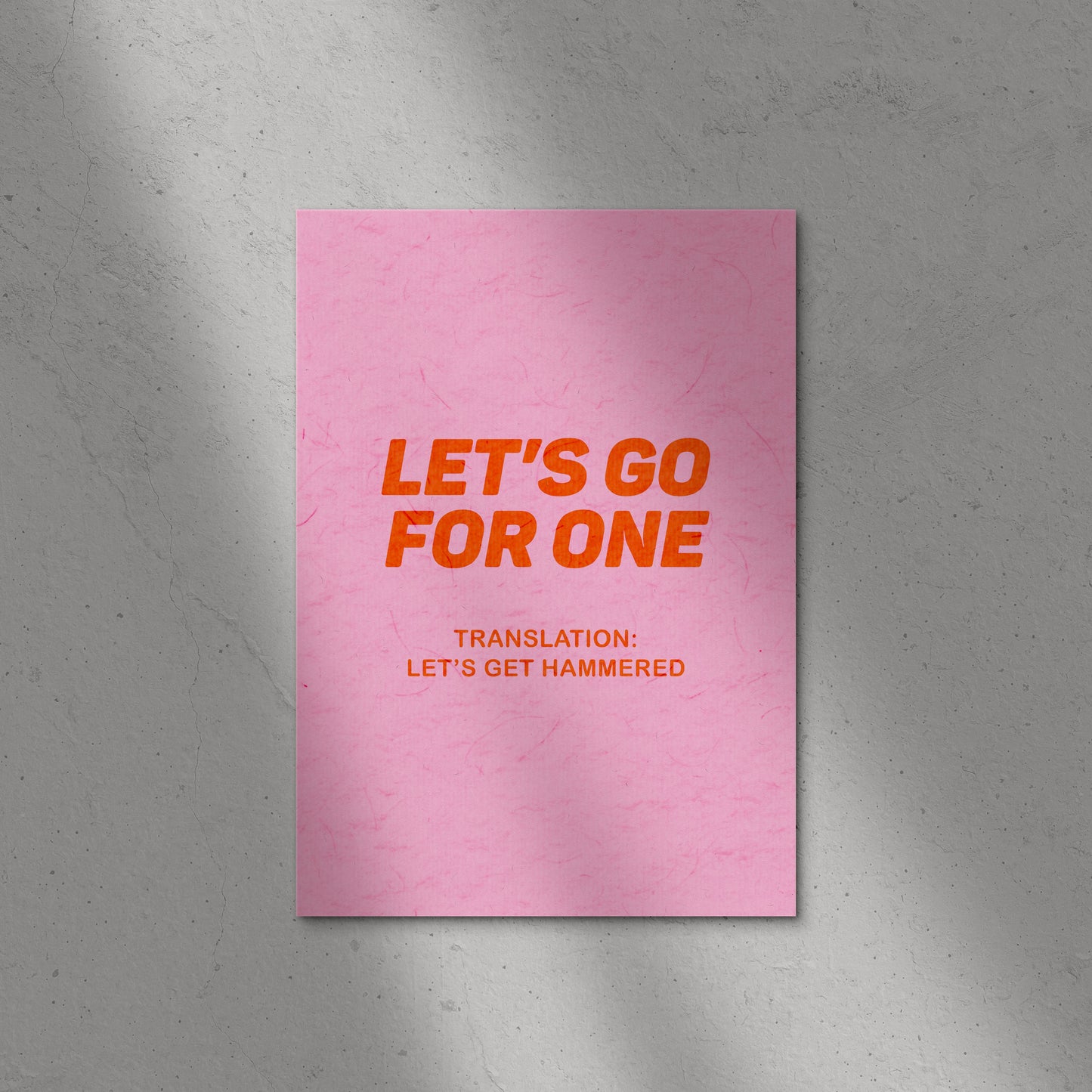 Let's Go For One Print