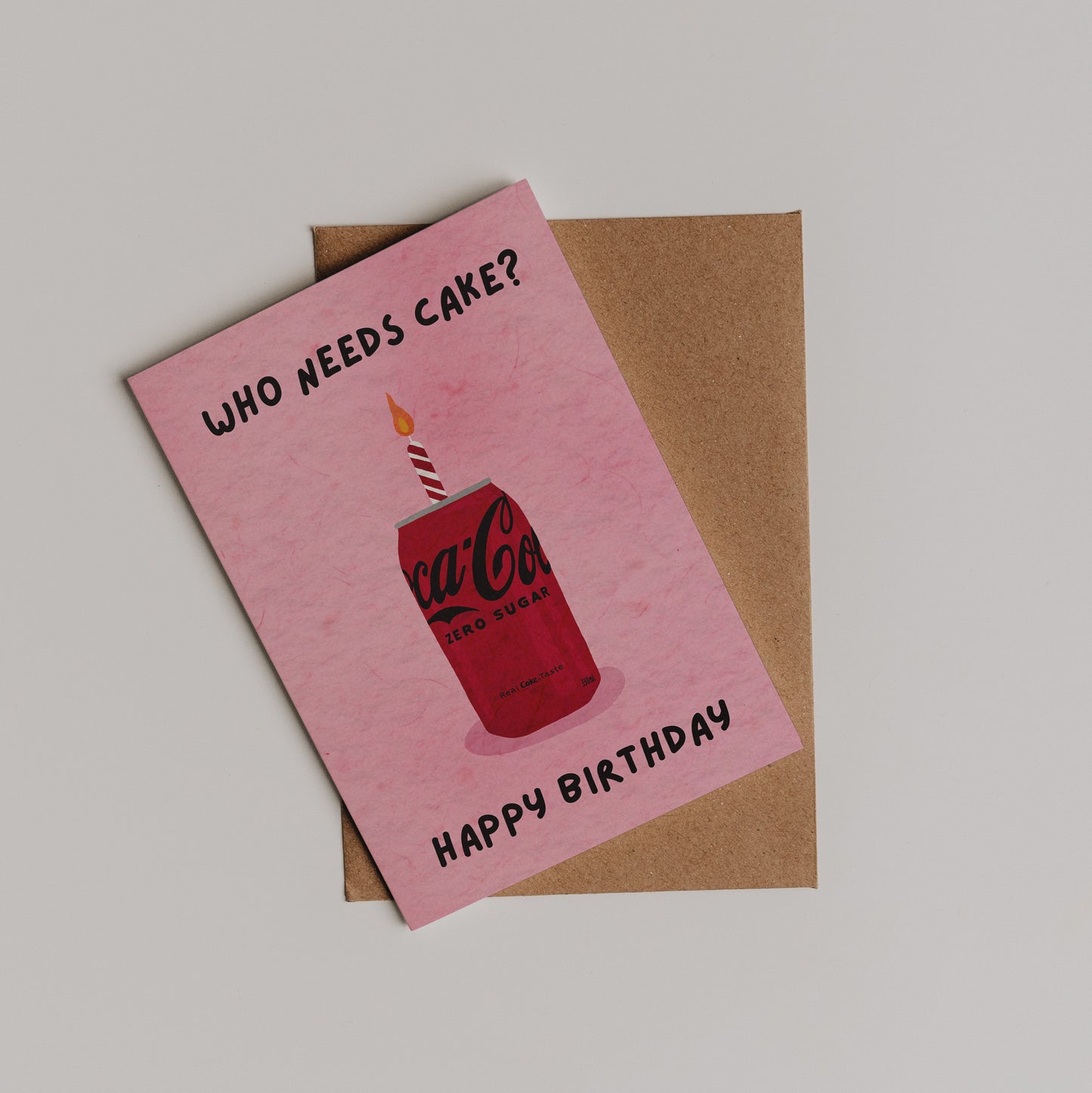 Coke Zero Birthday Card