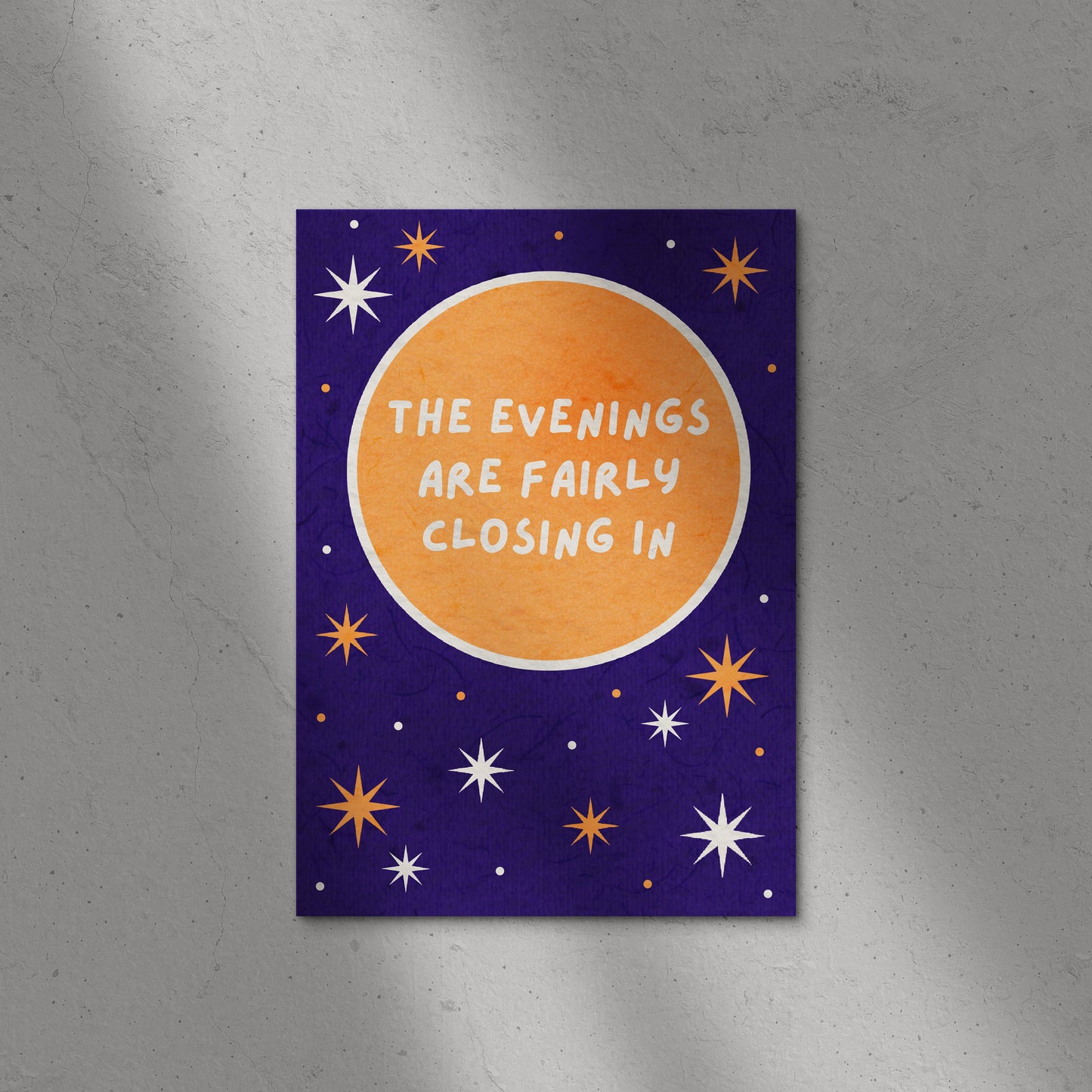 The Evenings Are Closing In Print