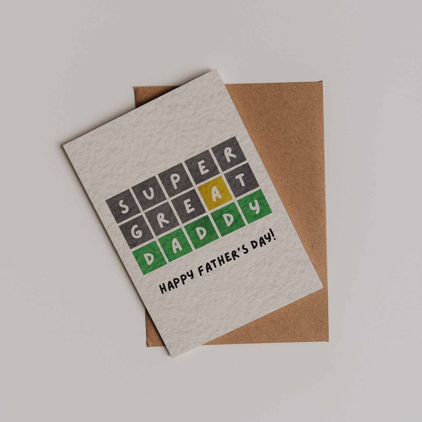 Word Game Father's Day Card
