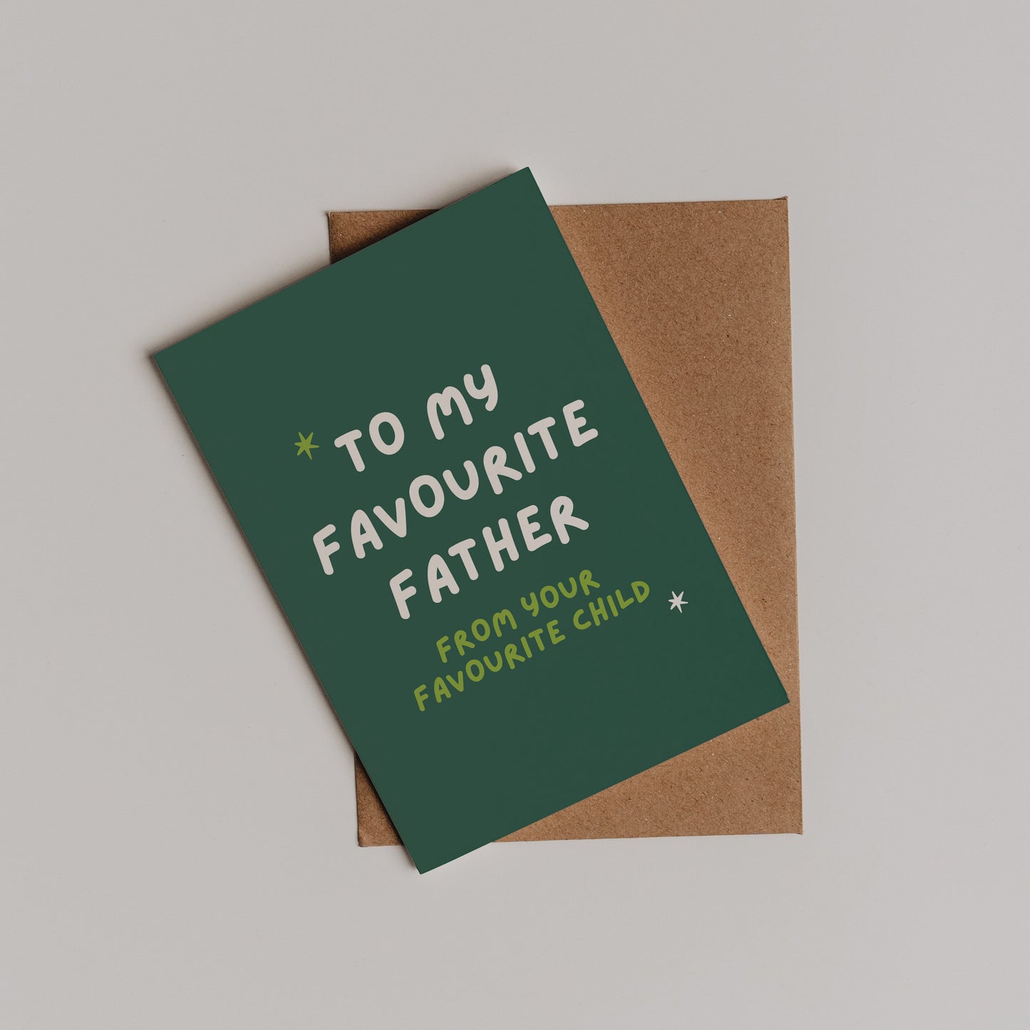 My Favourite Father Card