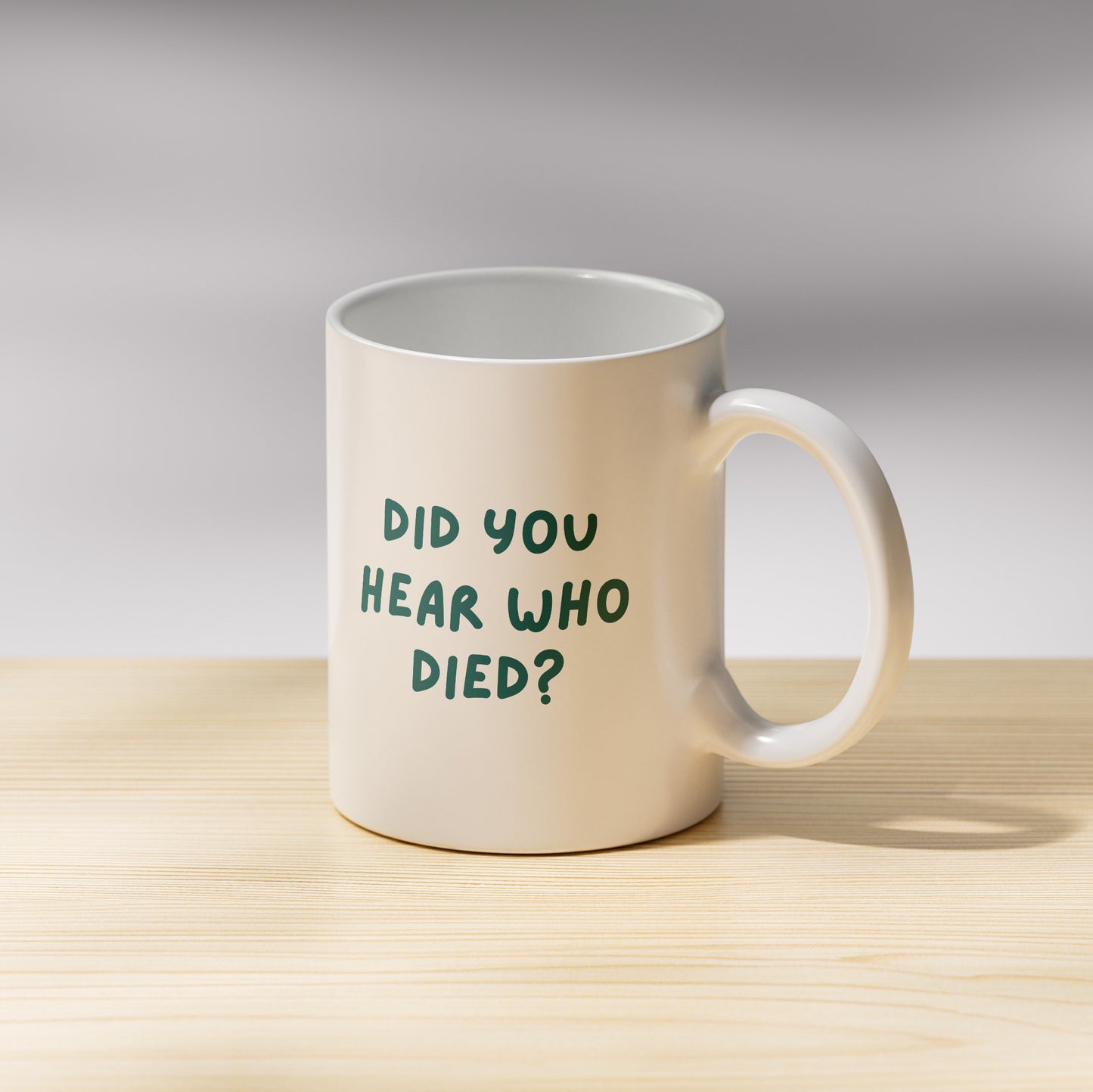 Highland Radio Obituary Fan Club Mug