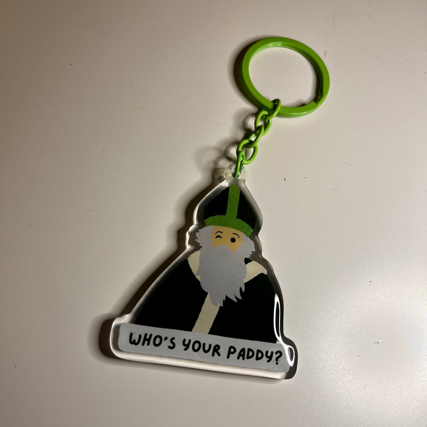 Who's Your Paddy? Keyring