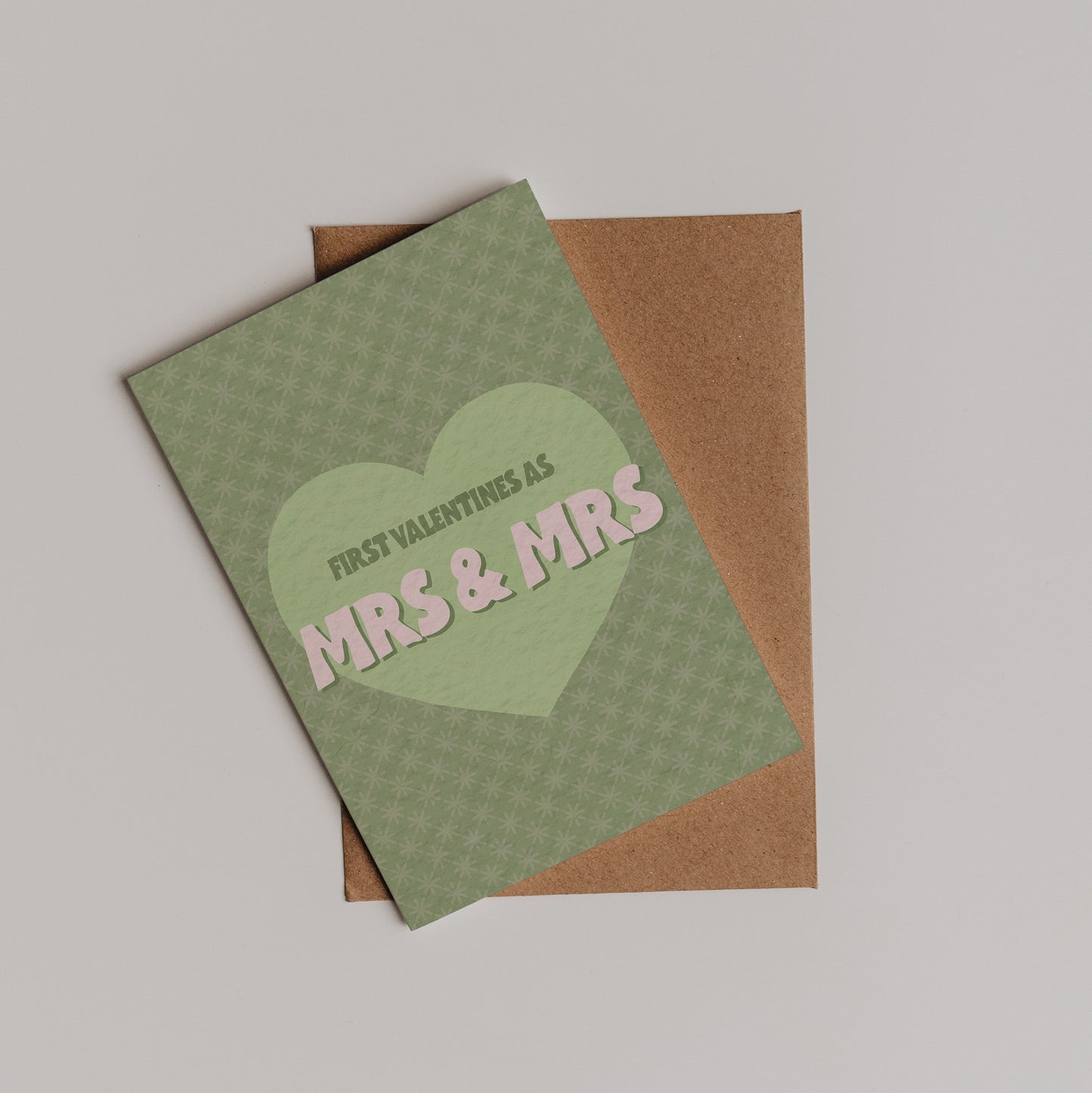 First Valentines as Mrs & Mrs Card
