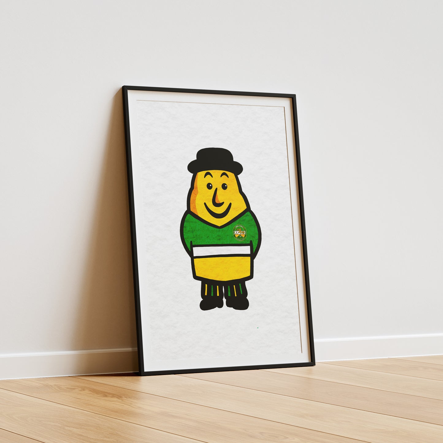Potato Man Personalised County Print