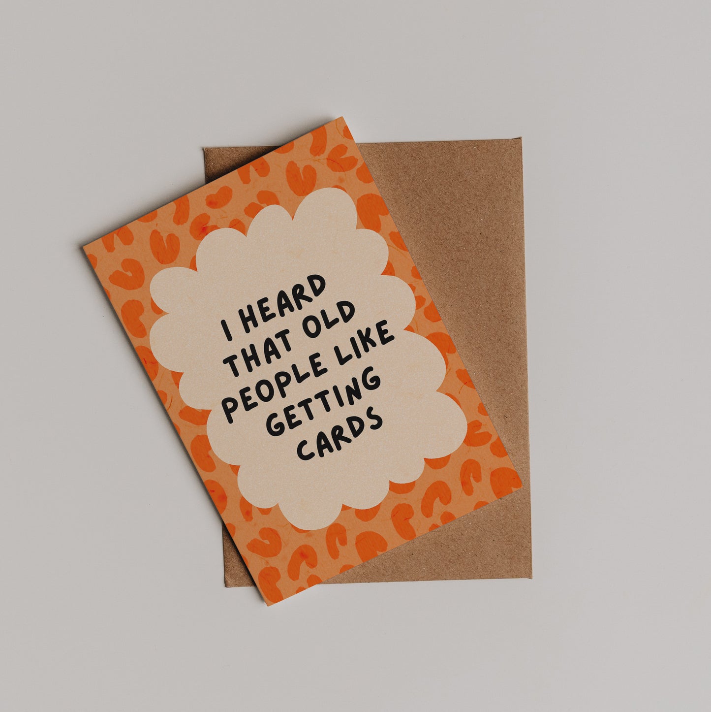 Old People Like Getting Cards Card