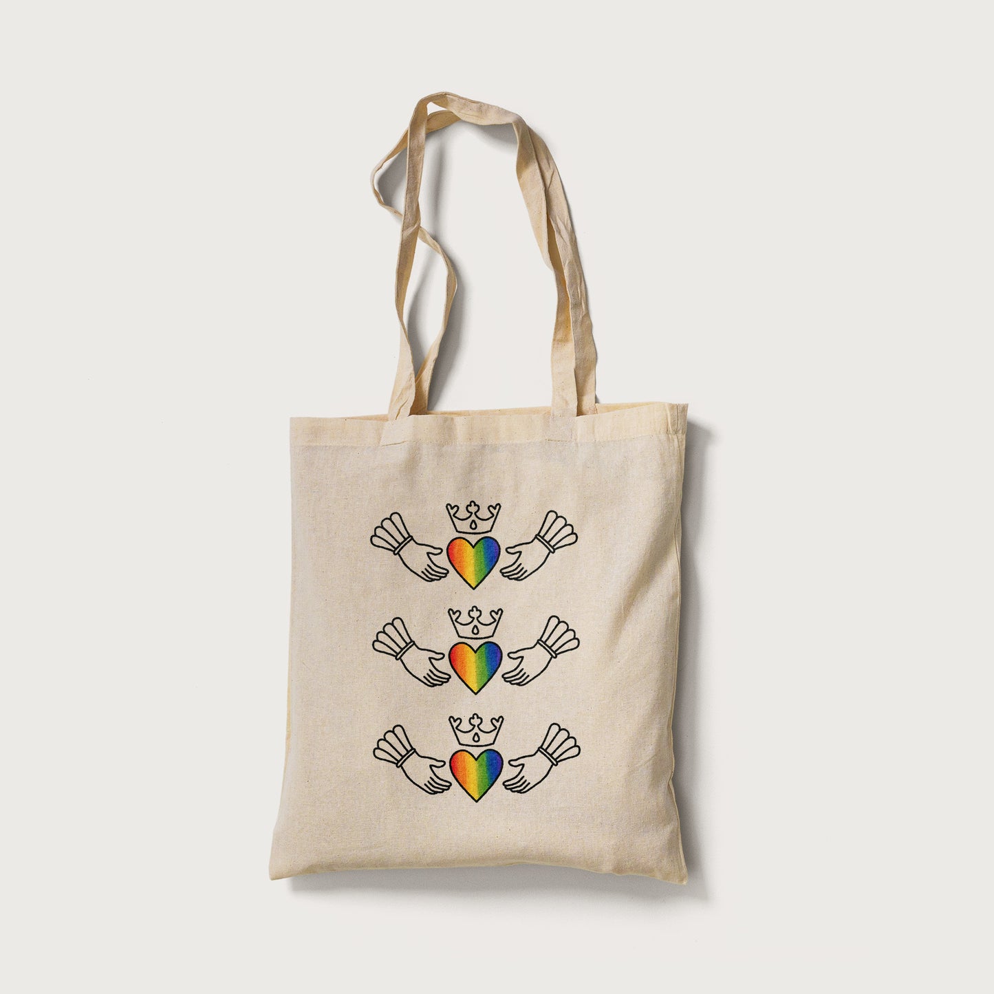 Triple Claddagh Pride Tote