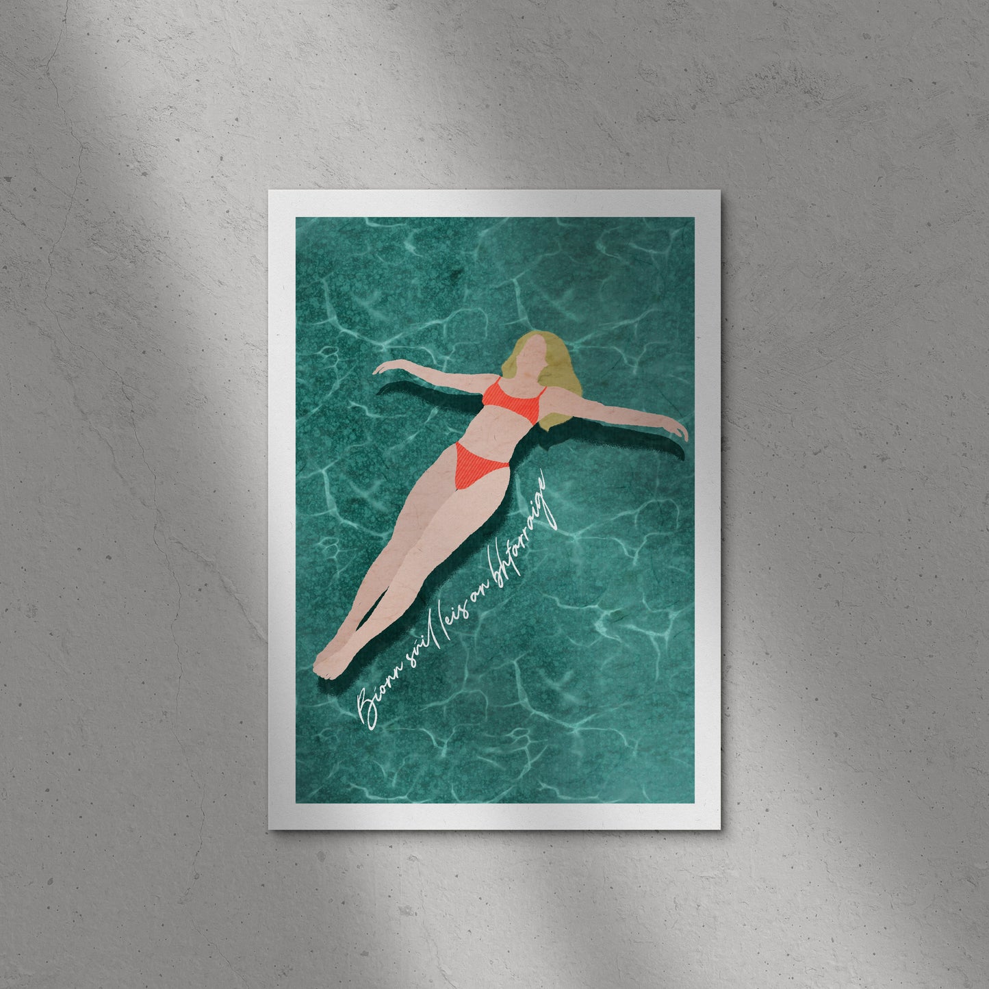 There's Hope With The Sea Print