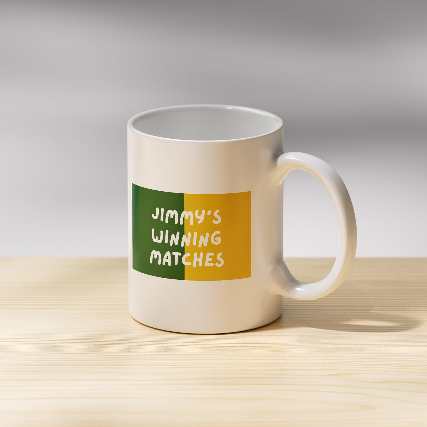Jimmy's Winning Matches Mug
