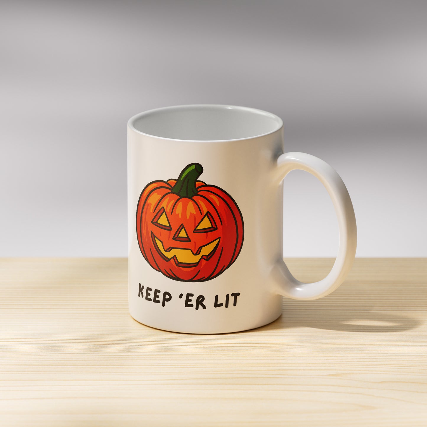 Keep 'Er Lit Pumpkin Mug