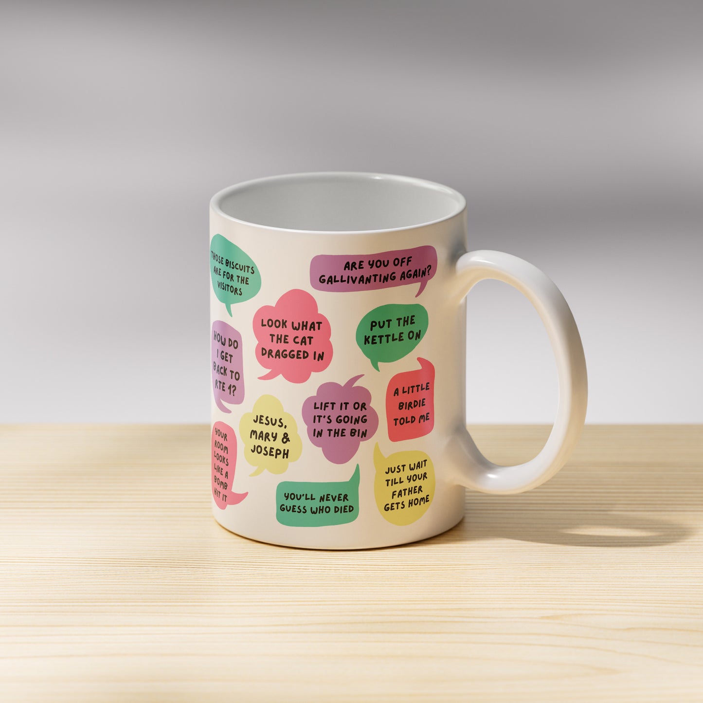 Irish Mammy Sayings Mug