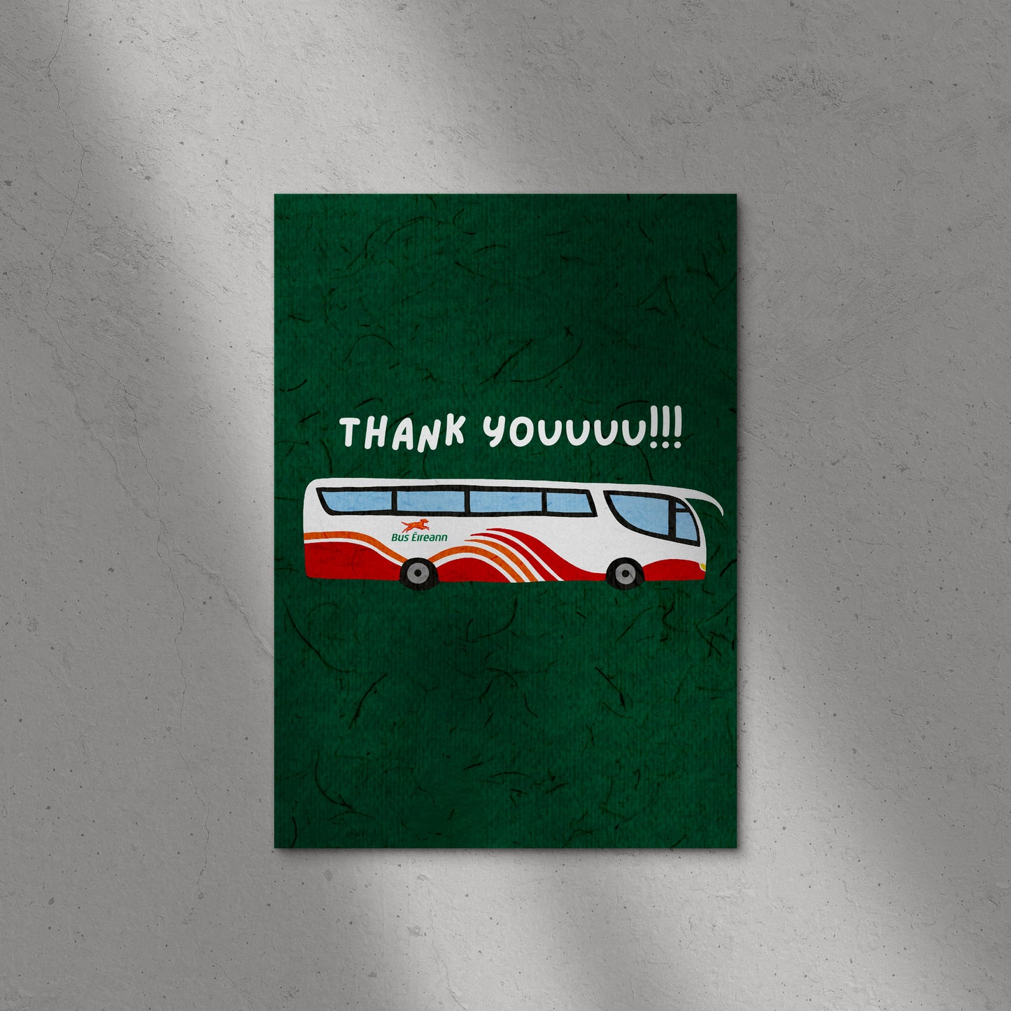 Thank You Bus Man Print