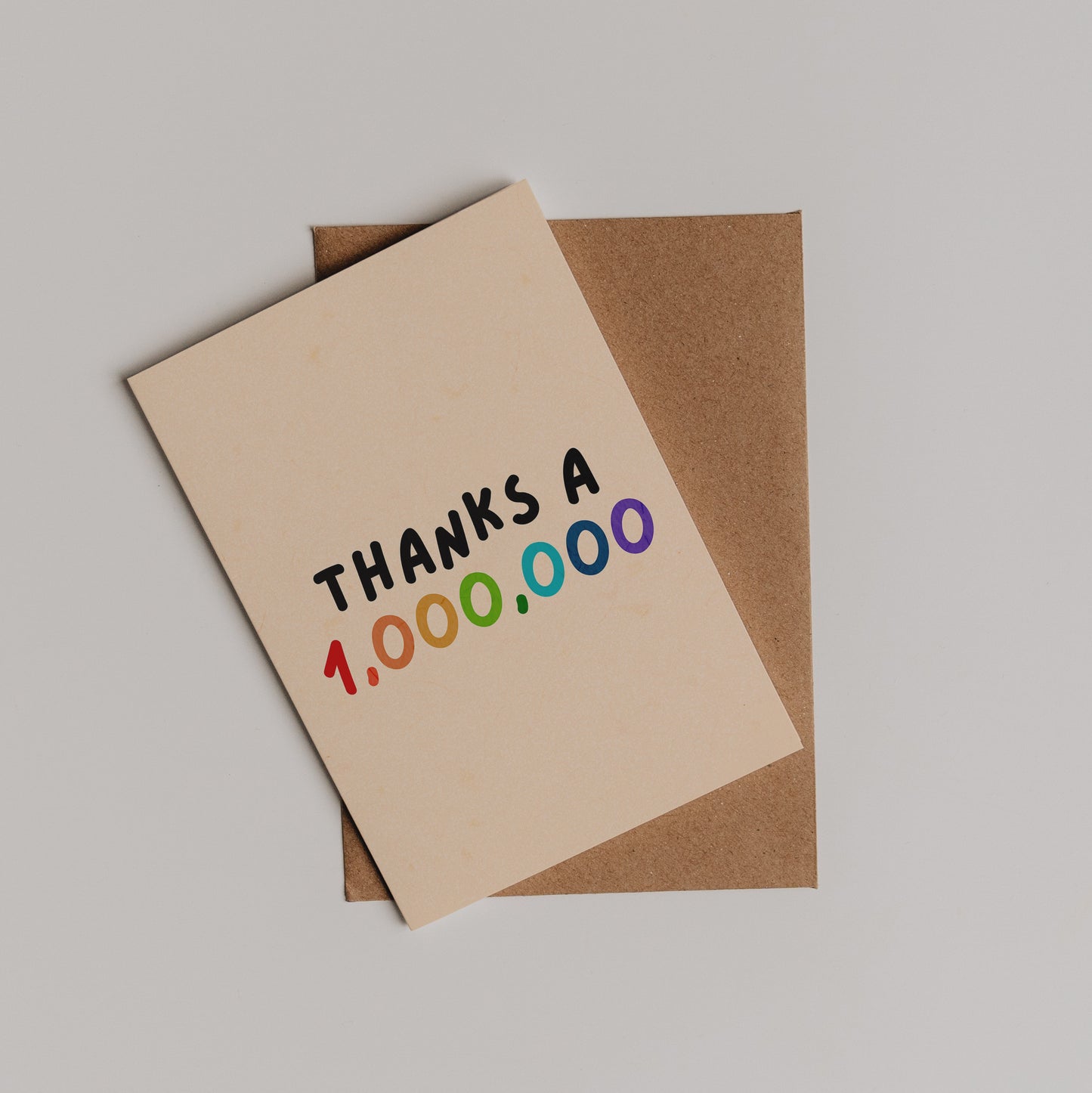 Thanks a 1,000,000 Card