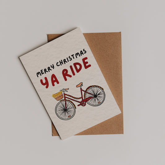 Merry Christmas Ya Ride Card