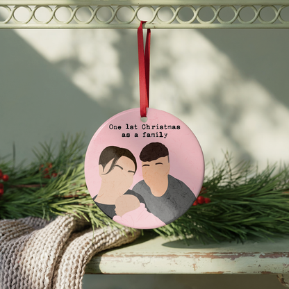Personalised Hand Drawn Photo Bauble