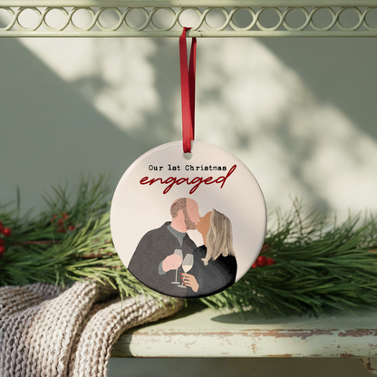 Personalised Hand Drawn Photo Bauble