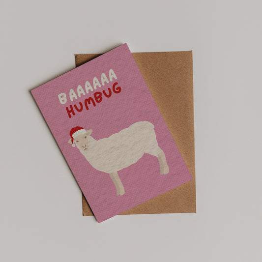 Baaaaa Humbug Card