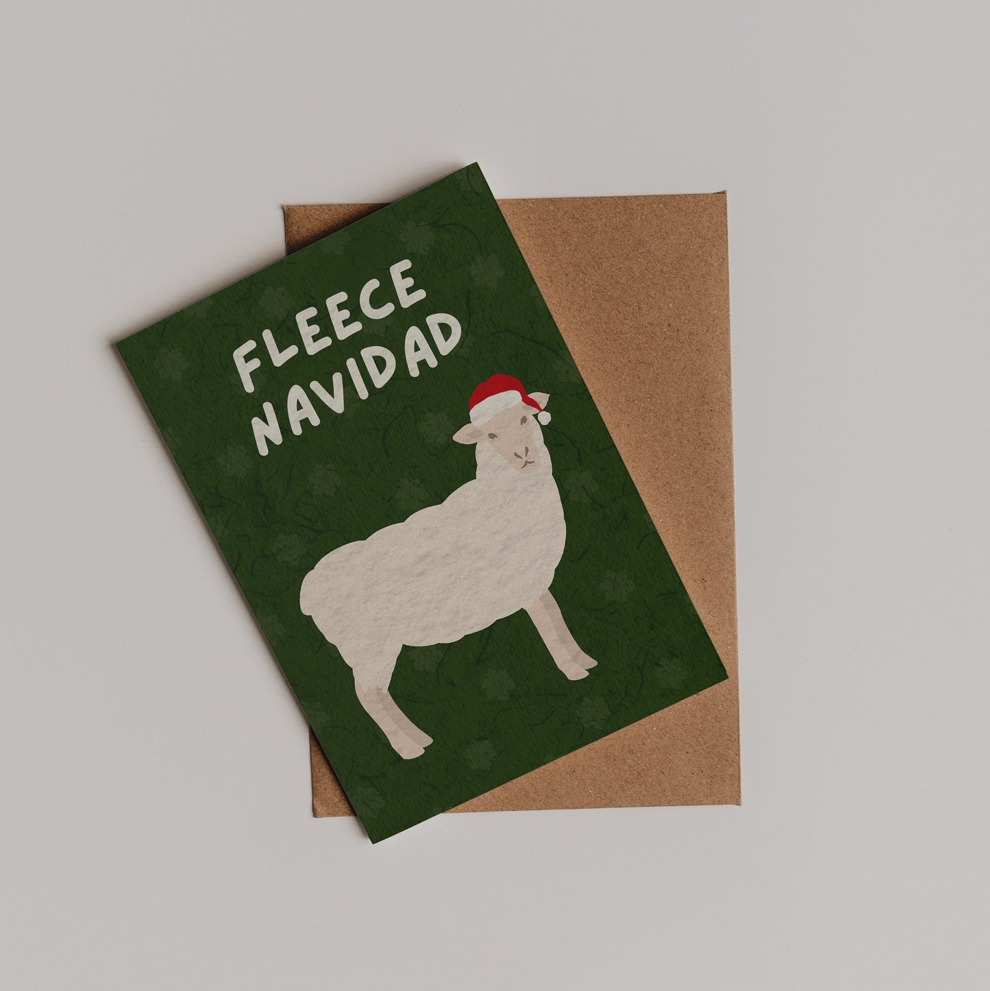 Fleece Navidad Card