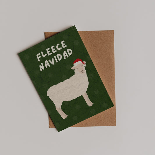 Fleece Navidad Card