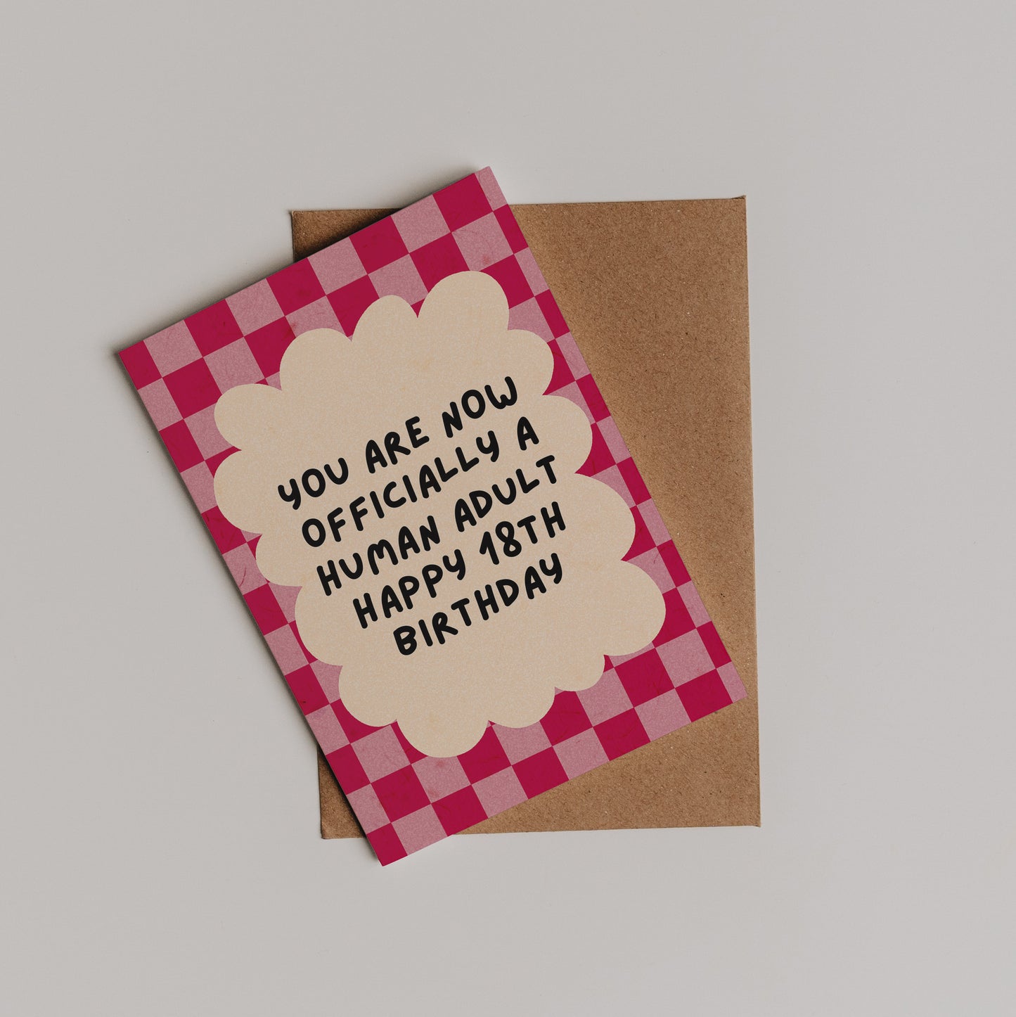 Officially A Human Adult Card