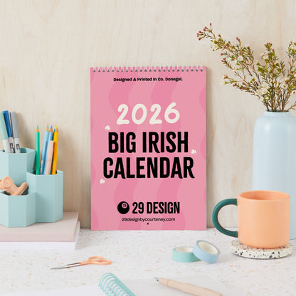 2026 Big Irish Calendar A4