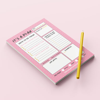 A5 'It’s a Plan' Notepad