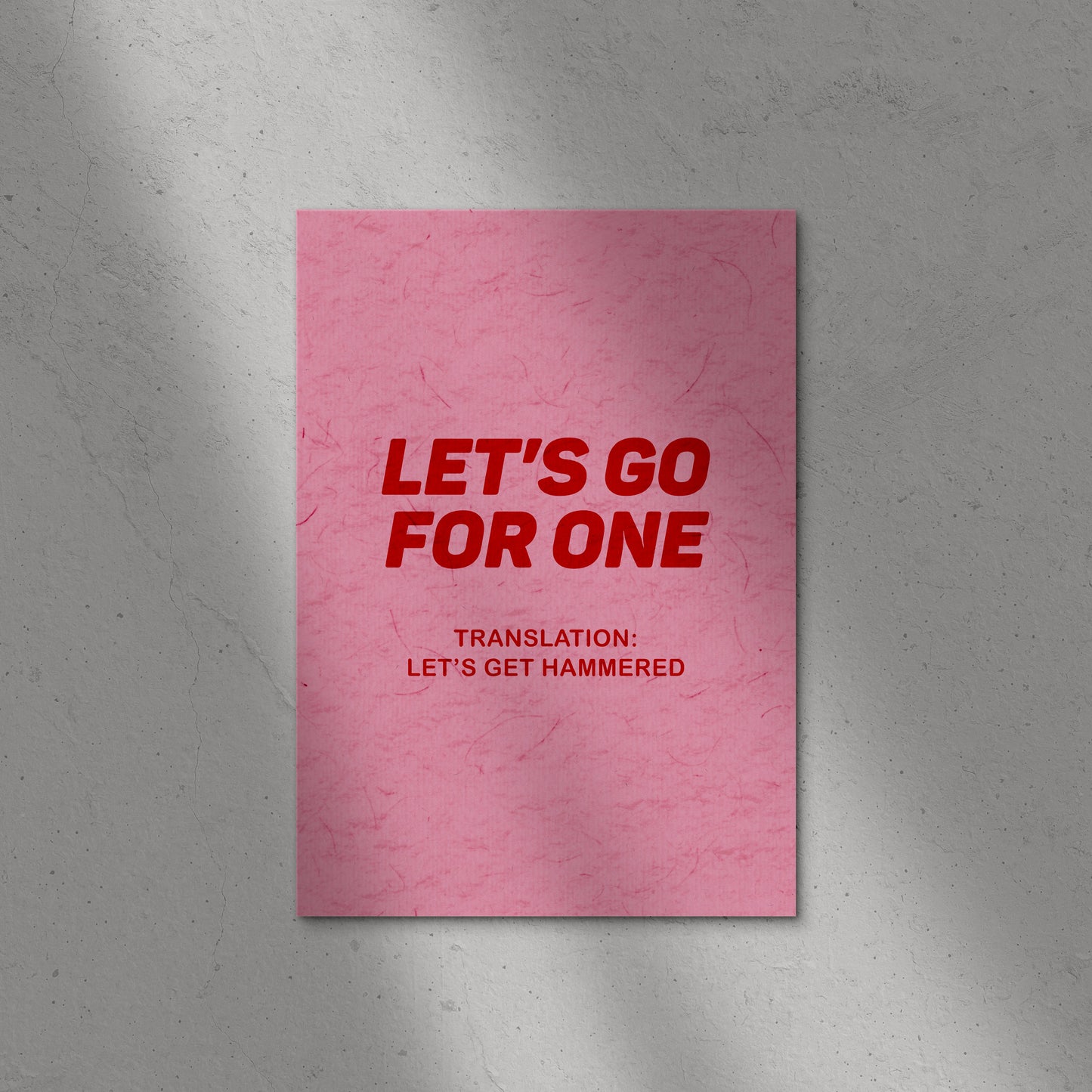 Let's Go For One Print