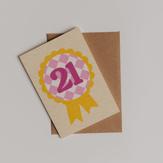 21 Birthday Ribbon