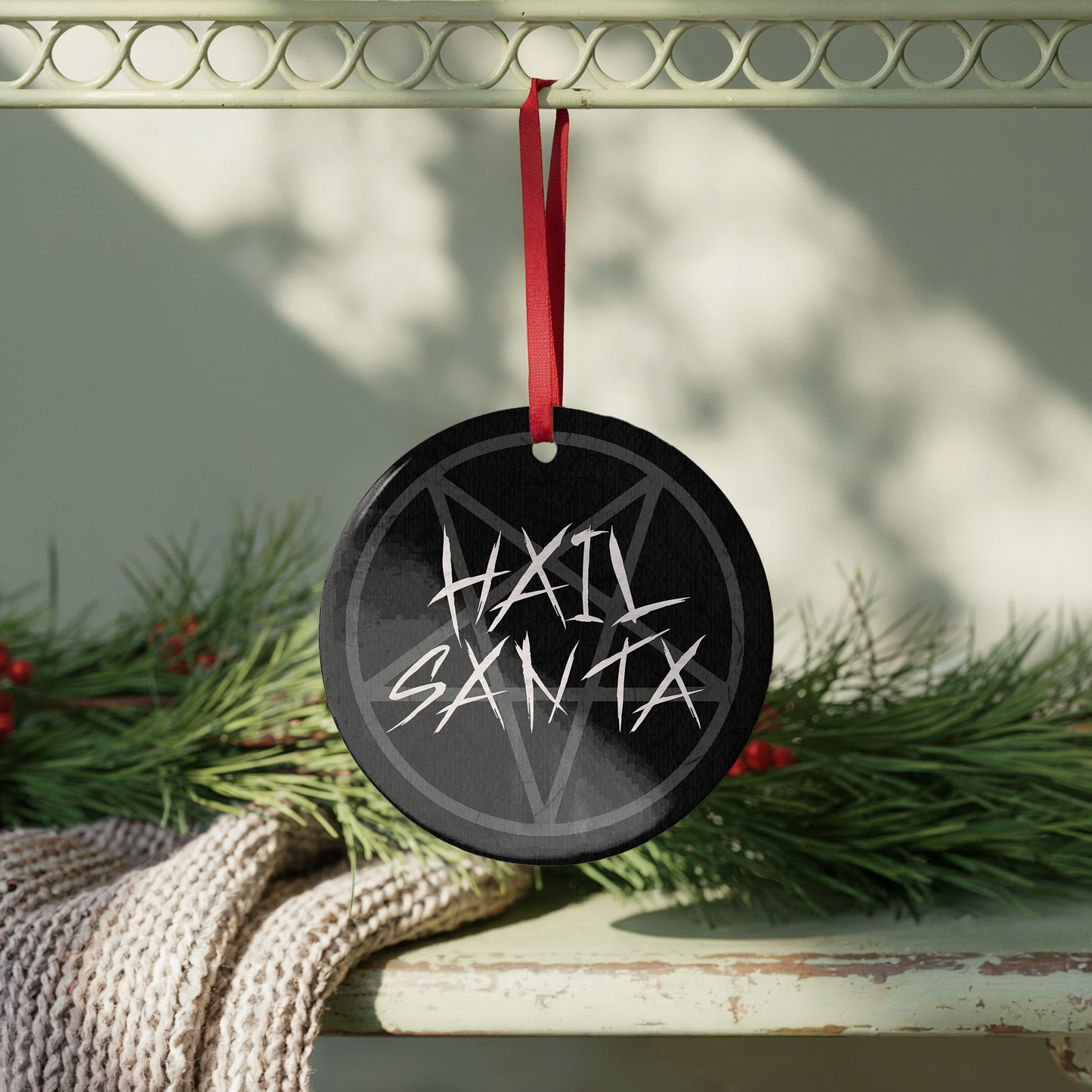 Hail Santa Bauble