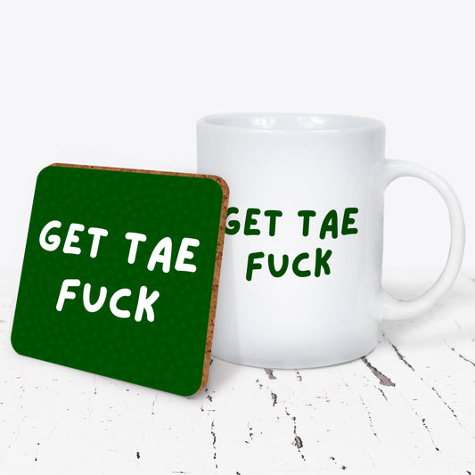 Get Tae Fuck Mug & Coaster Set