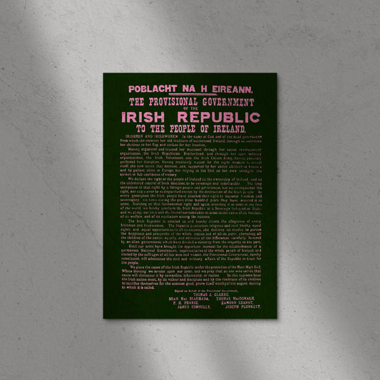 Proclamation of the Irish Republic Print