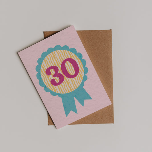 30 Birthday Ribbon