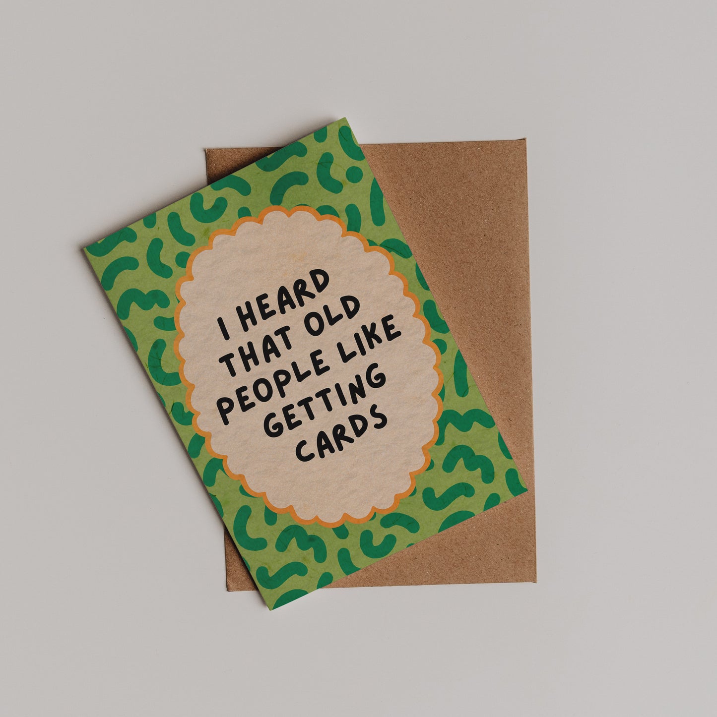 Old People Like Getting Cards Card