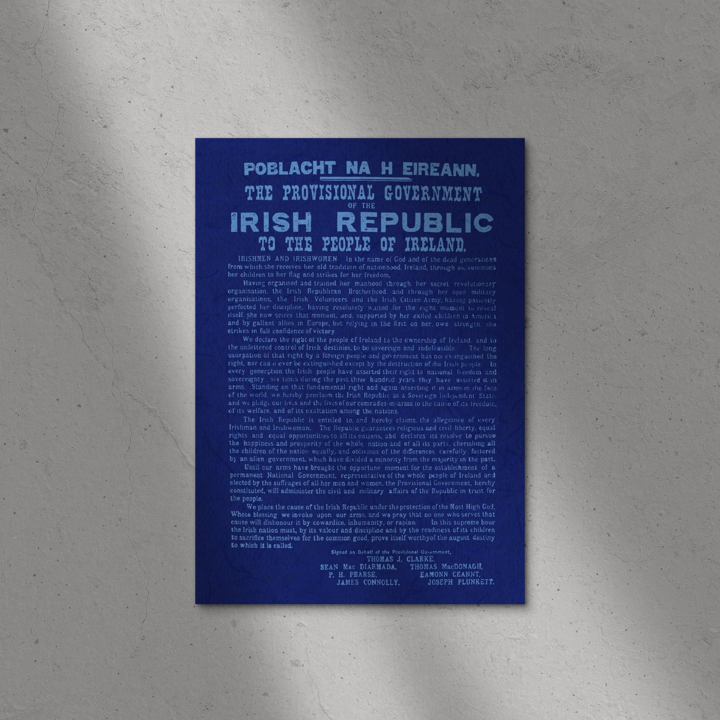 Proclamation of the Irish Republic Print