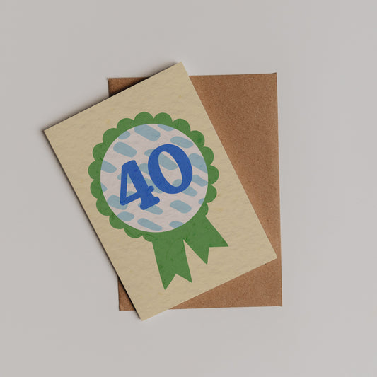 40 Birthday Ribbon
