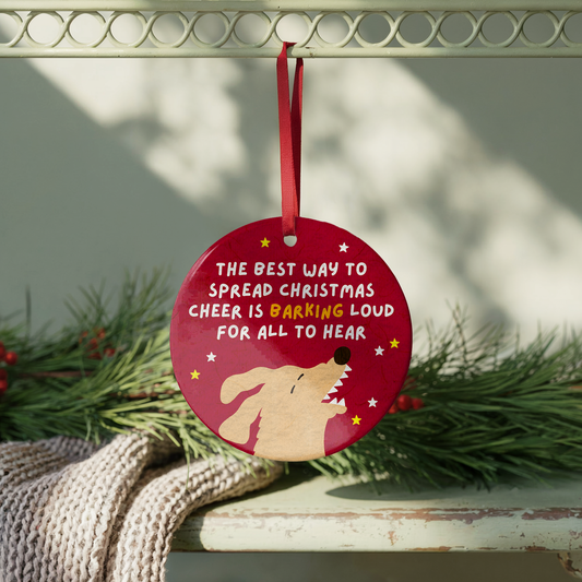 Barking Dog Bauble