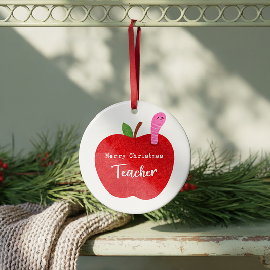 Merry Christmas Teacher Bauble