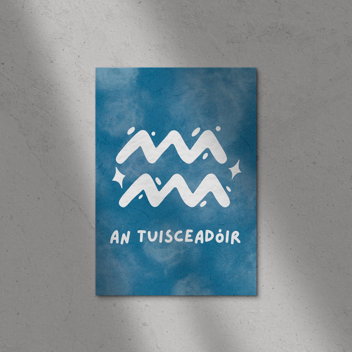 Zodiac Starsign Print As Gaeilge