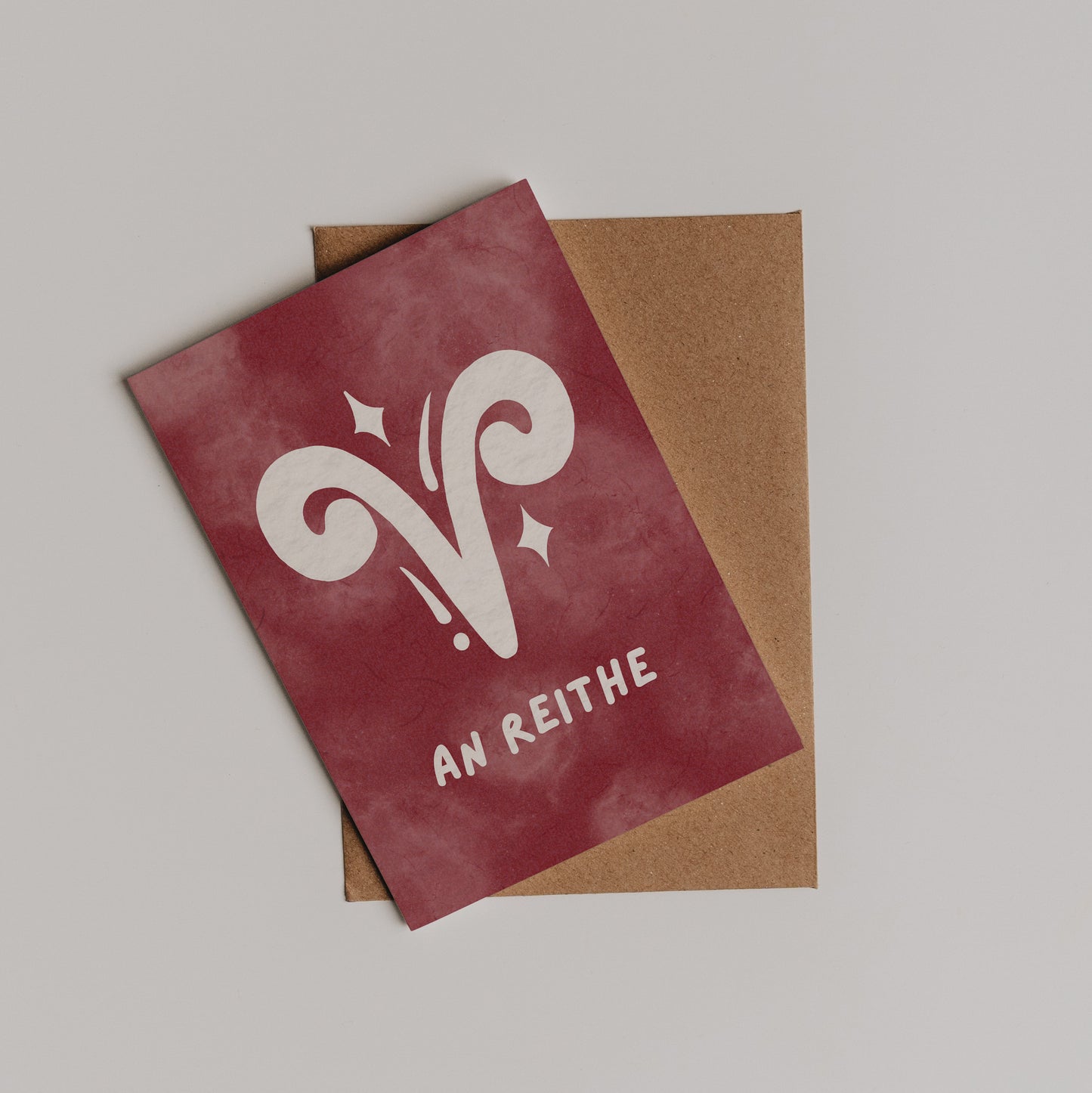 Zodiac Starsign Birthday Card As Gaeilge