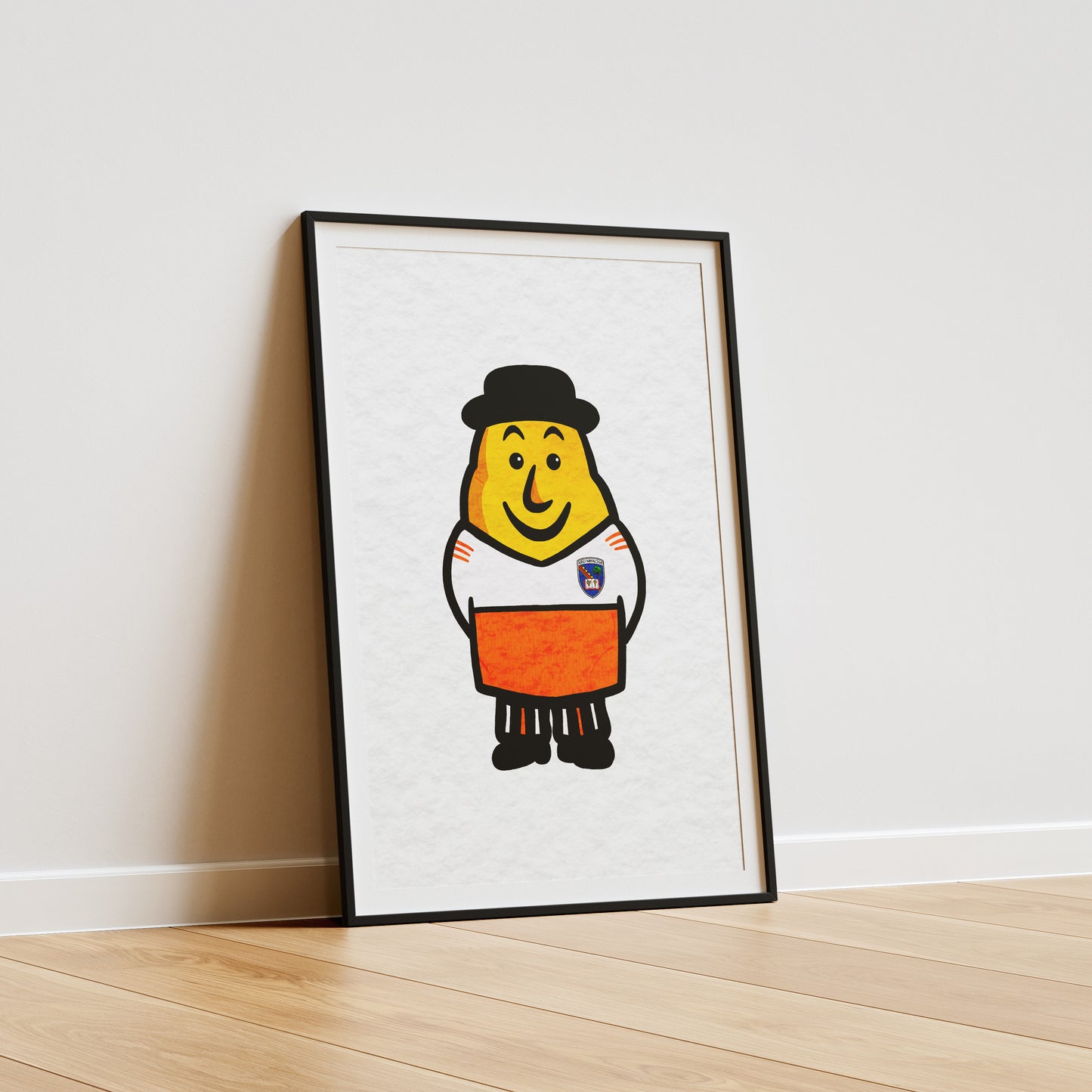Potato Man Personalised County Print