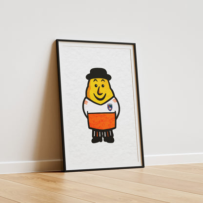 Potato Man Personalised County Print
