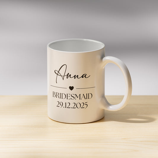 Personalised Bridal Party Mug