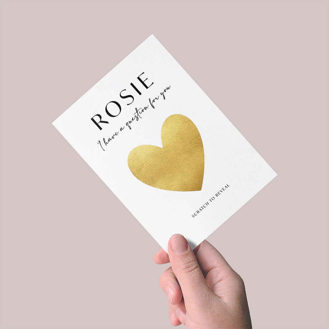 Scratch to Reveal Bridesmaid/MOH Proposal