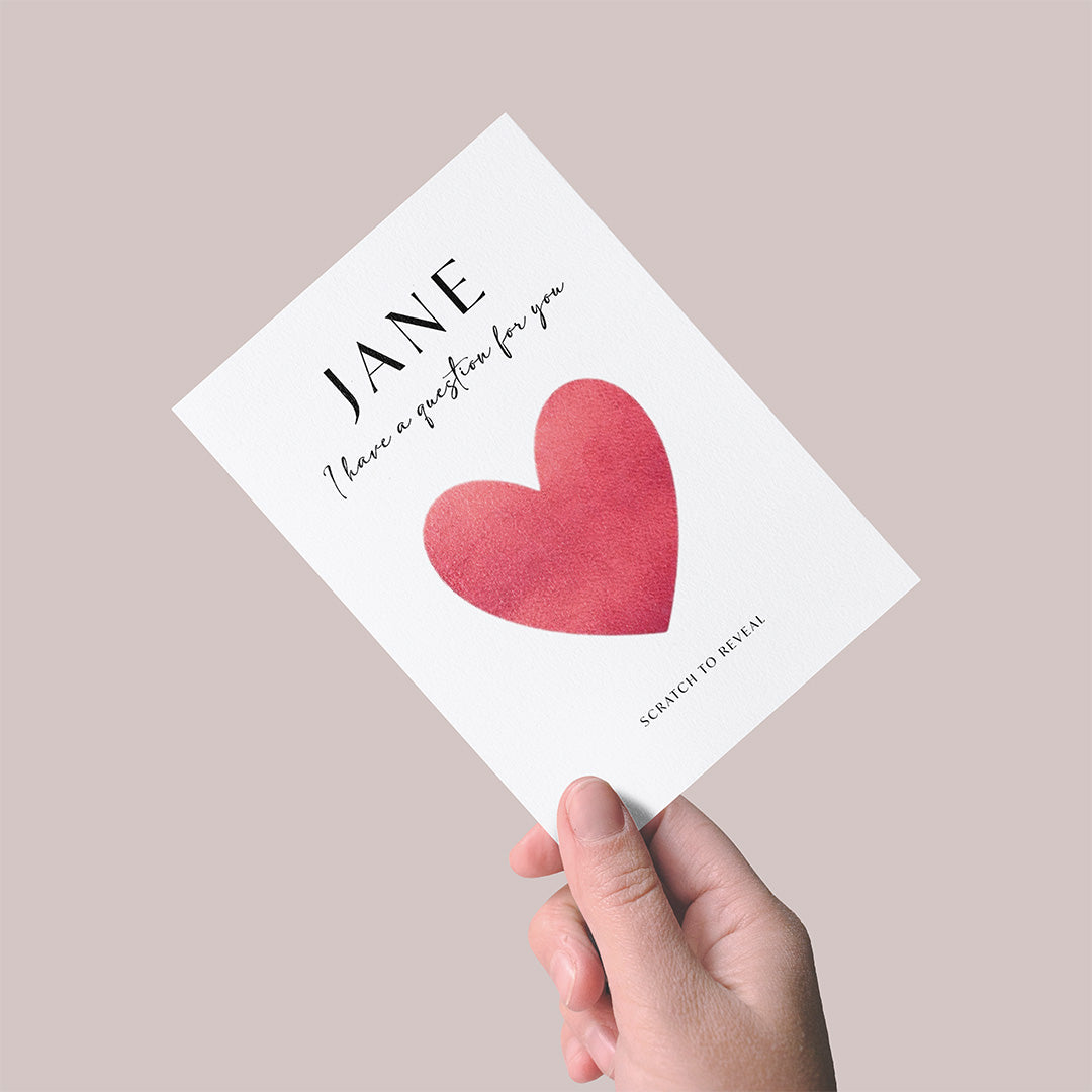 Scratch to Reveal Bridesmaid/MOH Proposal