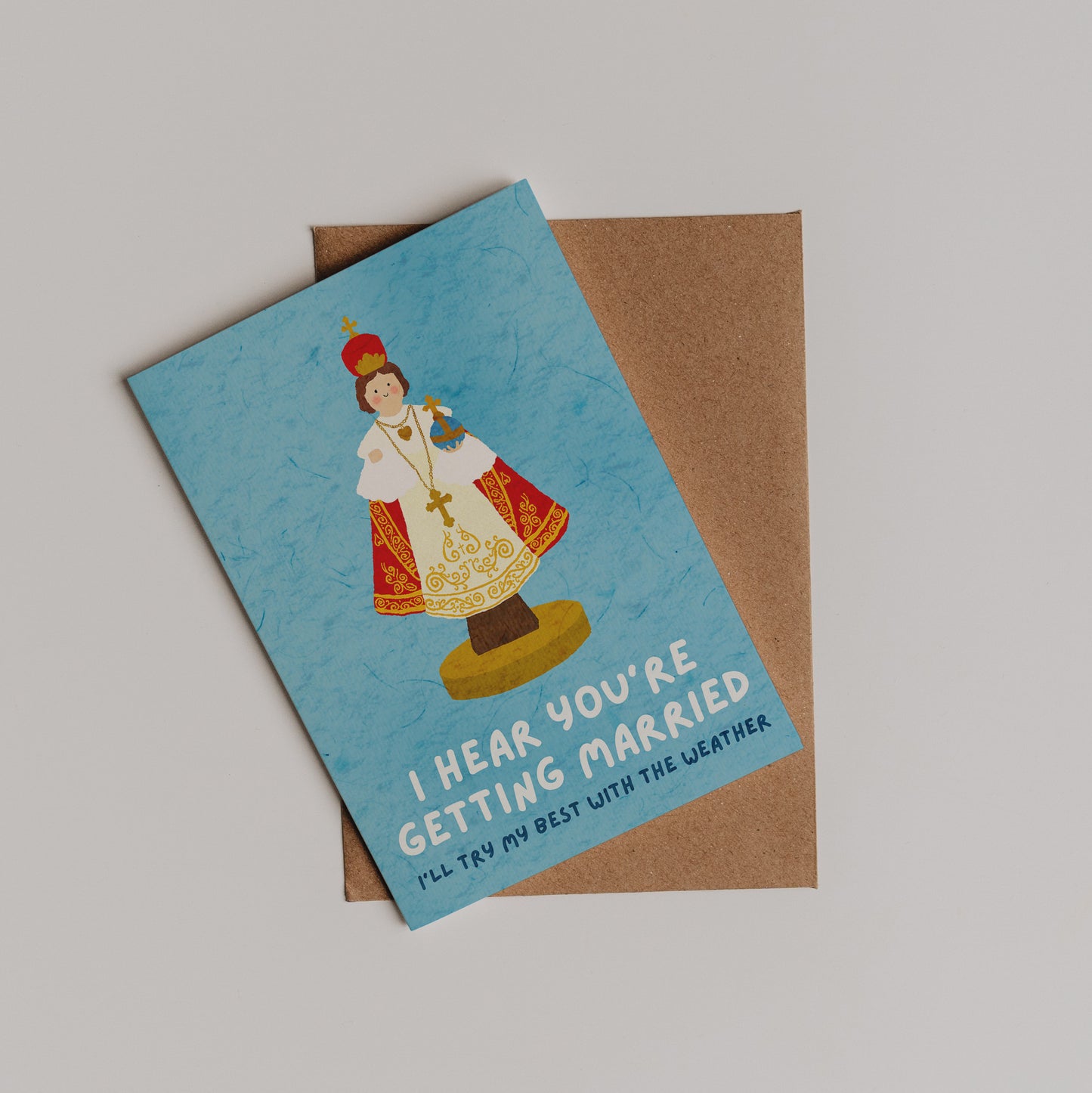 Child of Prague Wedding Card