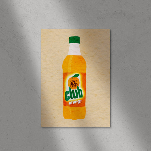 Club Orange Print
